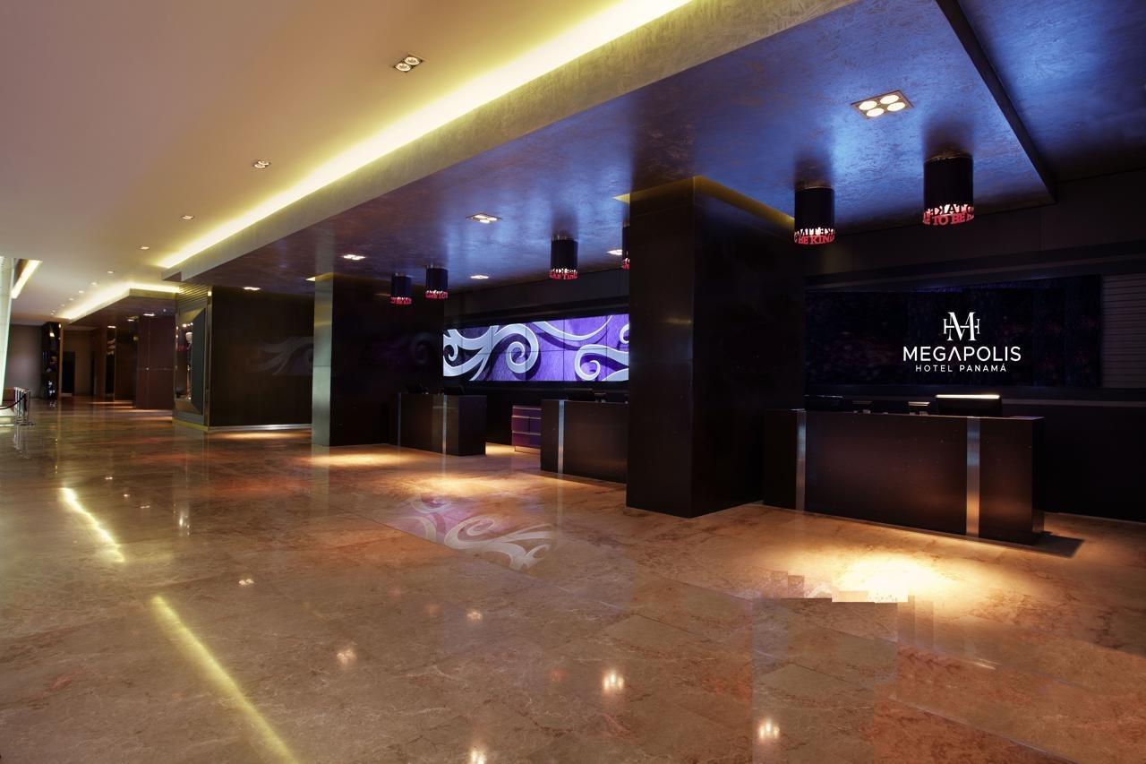 Megapolis Hotel Panama Eksteriør bilde Megapolis Hotel lobby
