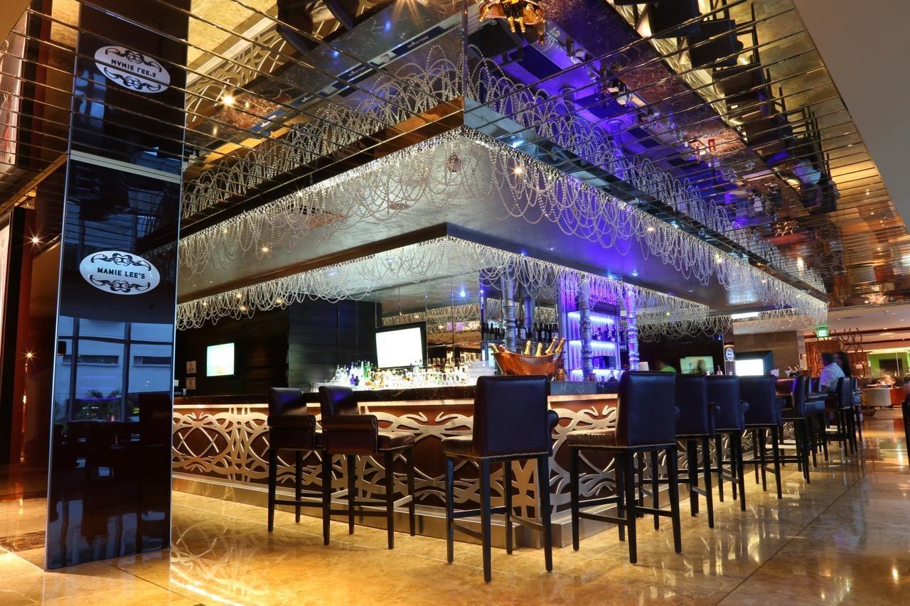 Megapolis Hotel Panama Eksteriør bilde The bar at the lobby